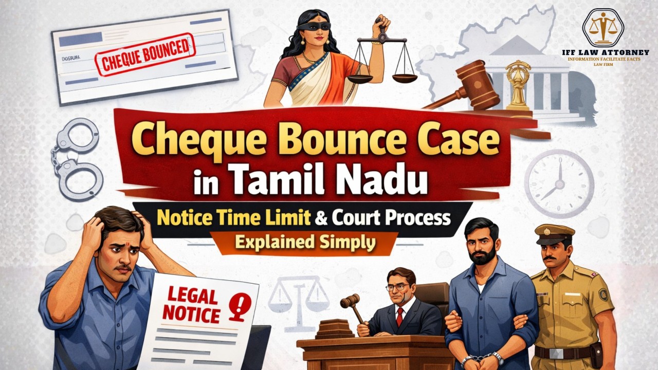 Cheque Bounce Case in Tamil Nadu: Notice Time Limit and Court Process Explained Simply
