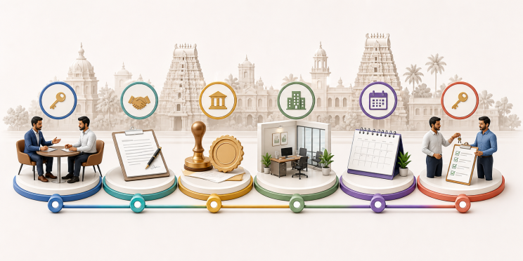 Commercial property legal due-diligence checklist before signing a registered lease.