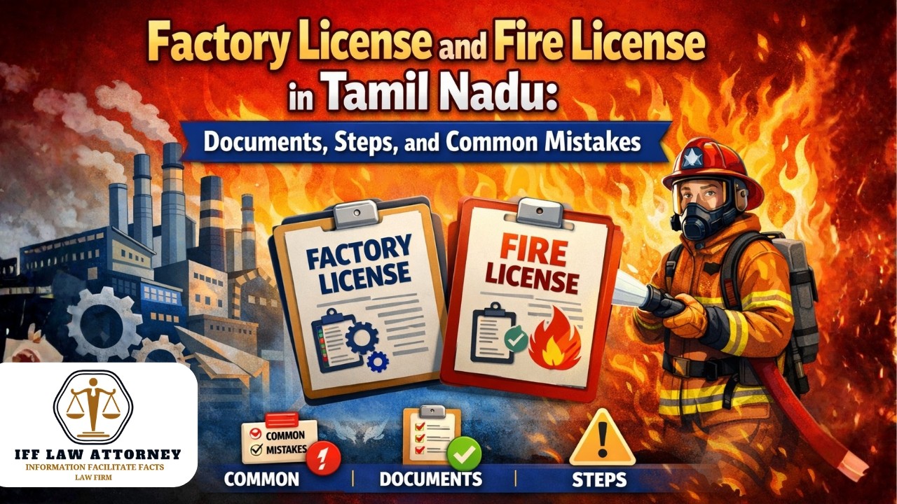Factory License and Fire License in Tamil Nadu: Documents, Steps, and Common Mistakes