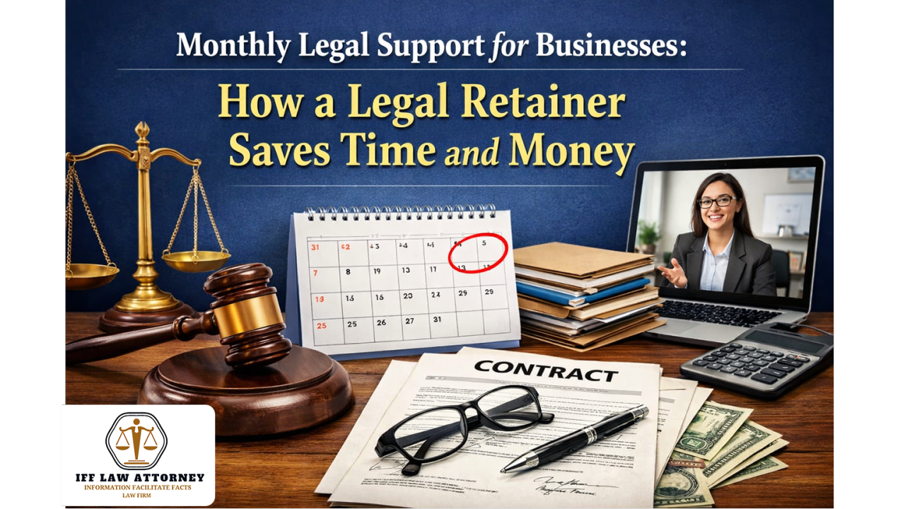 Monthly Legal Support for Businesses: How a Legal Retainer Saves Time and Money