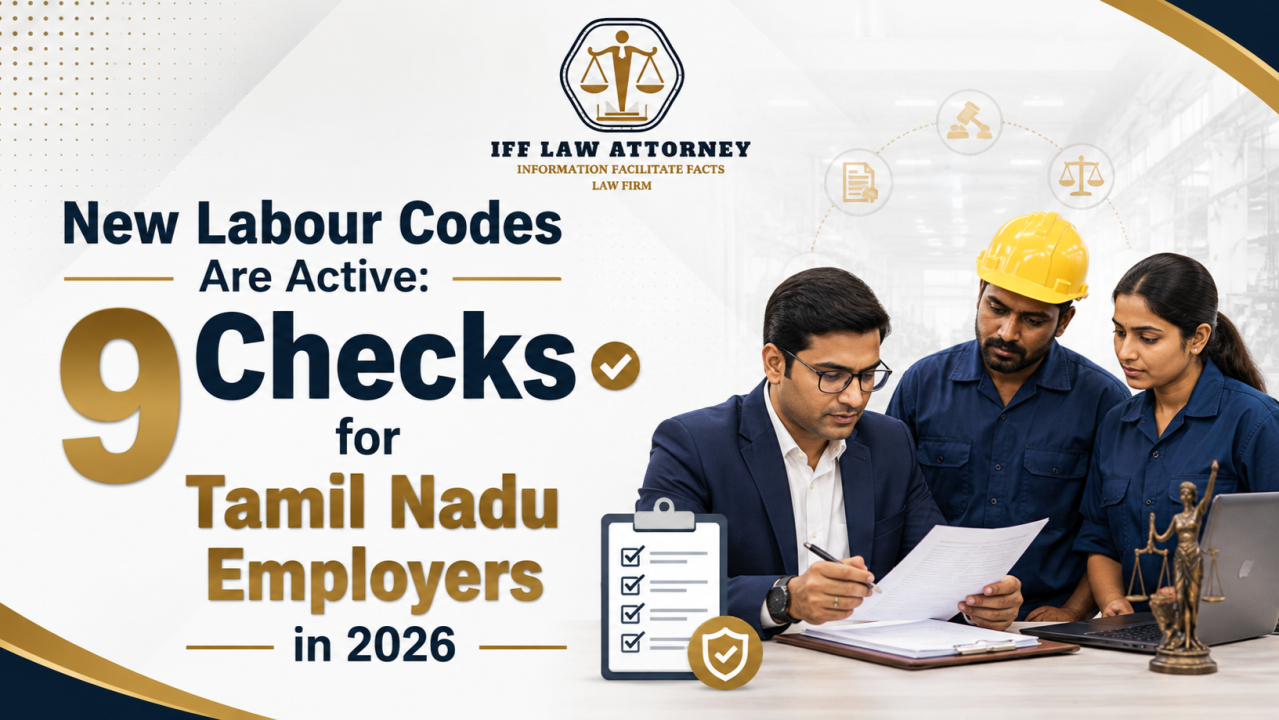 New Labour Codes Are Active: 9 Checks for Tamil Nadu Employers in 2026