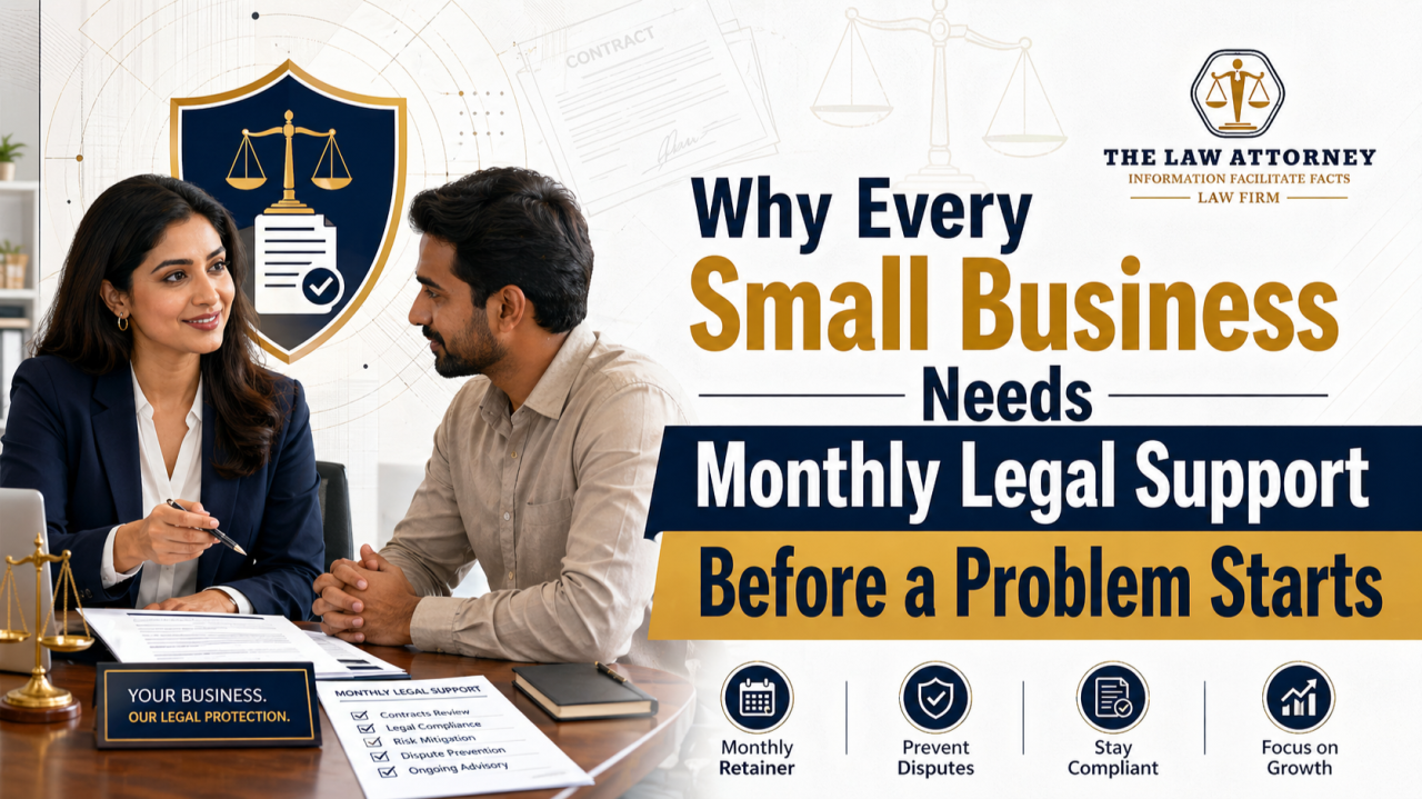 Why Every Small Business Needs Monthly Legal Support Before a Problem Starts